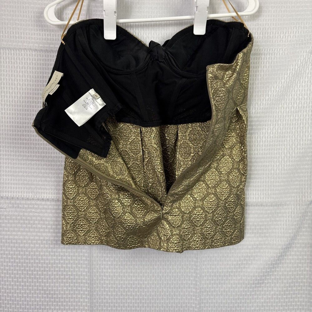 Stella McCartney Sparkle Bow Silk Blend Top Blouse Womens size 40 Party Event - Picture 2 of 10